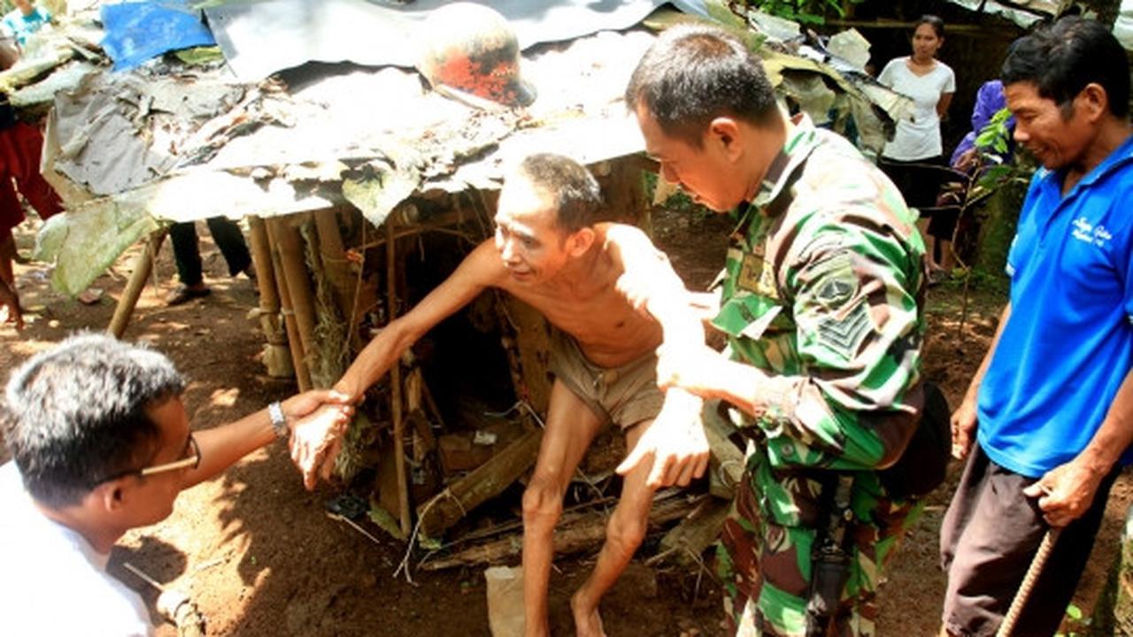 Setelah 24 tahun dipasung, pria suka ngamuk di Banyumas dibebaskan