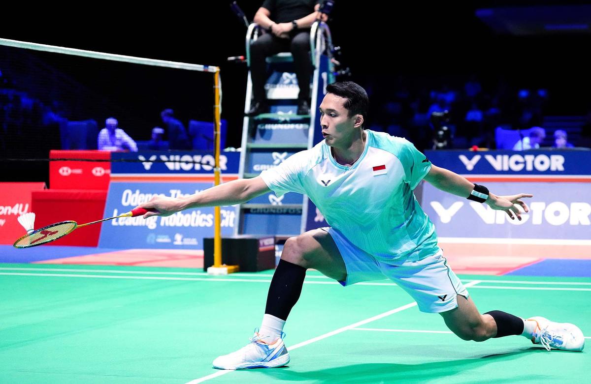 FOTO: Jonatan Christie ke Final Denmark Open 2025, Tantang Tunggal Putra Nomor Satu Dunia