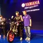 Yamaha Indonesia secara resmi melakukan peluncuran dua produk anyar mereka, yakni MT-15 dan New MX-King kepada publik Senin (4/2/19). (Dian/Liputan6.com)