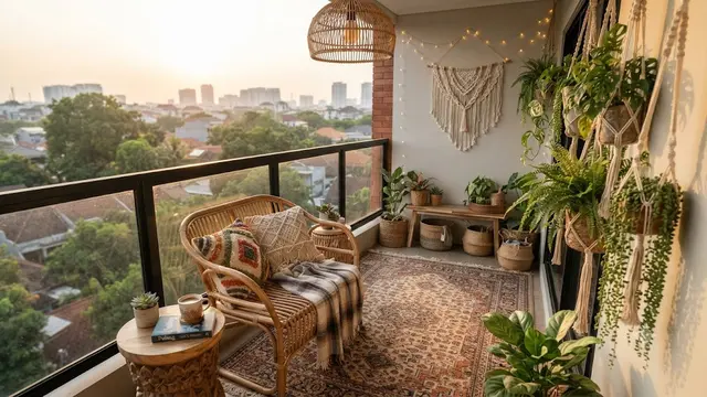 Ide Sudut Santai di Balkon Rumah