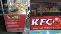 6 Tulisan Lucu di Gerobak 'Fried Chicken' Ini Bikin Pembeli Tepuk Jidat (Twitter/soobatreceh)