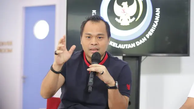 Talkshow Bincang Bahari 7 dengan tema Ekonomi Biru di Mata Startup yang berlangsung hybrid dari Media Center KKP, Jakarta, Kamis (22/9/2022). (Foto: KKP)