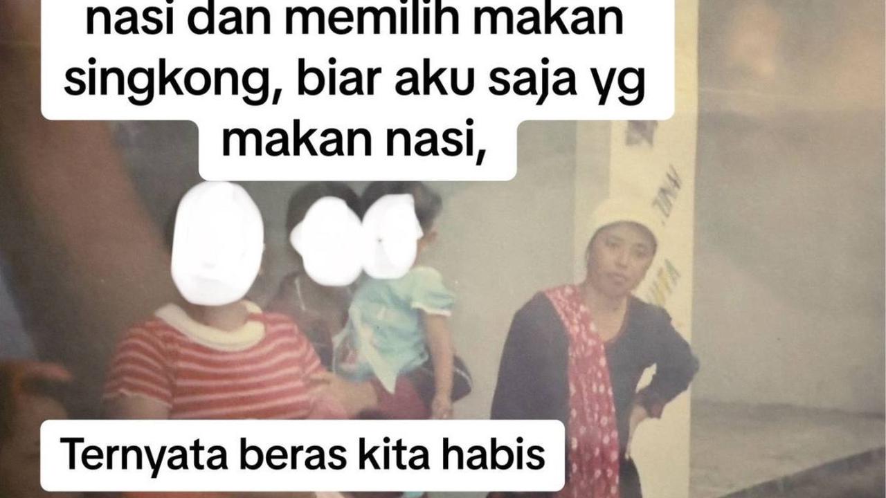 "Ibu bilang bosan makan nasi dan memilih makan singkong, biar aku saja yang mana nasi. Ternyata beras kita habis," ujar pemuda ini menceritakan kebohongan kedua sang Ibu. <br>
