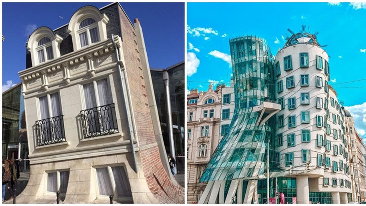 6 Potret Arsitektur Bangunan Bengkok Ini Nyeleneh, Unik Tapi Bikin Bingung