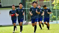 Timnas Thailand U-15 saat sesi latihan. (Bola.com/Dok. FAT)