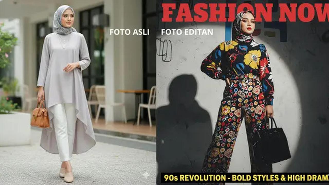 Kumpulan Prompt Gemini AI untuk Edit Foto Gaya Retro 90-an