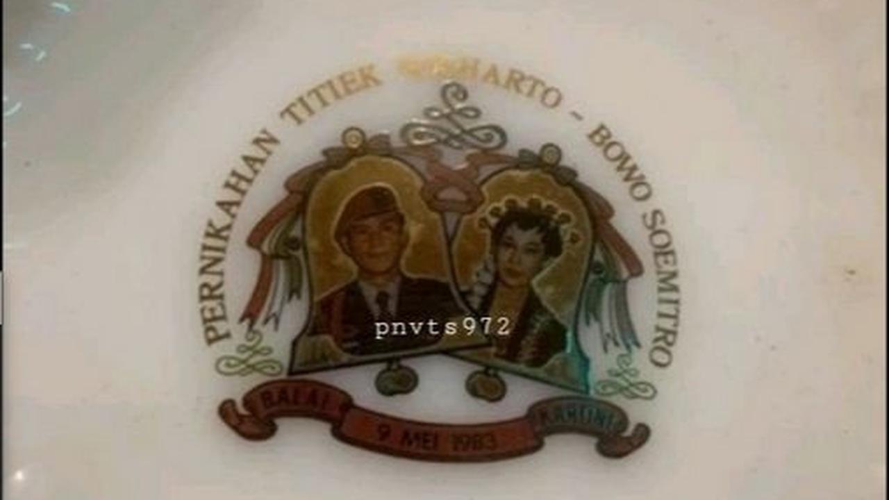 Souvenir pernikahan Prabowo-Titiek<br>