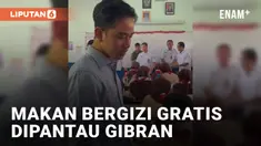 Gibran Tinjau Makan Bergizi Gratis di SMPN 270 Kelapa Gading