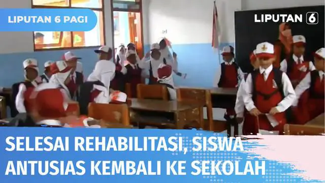 Setelah hampir 1 tahun, rehabilitasi bangunan SDN 02 Sidomulyo, Lumajang, Jawa Timur, akhirnya rampung. Pembangunan kembali bangunan sekolah yang rusak parah akibat gempa bumi dan erupsi Gunung Semeru, dapat terlaksana berkat bantuan pemirsa setia SC...