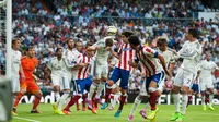 Dalam derby Madrid, Atletico menang 2-1 dari Real Madrid.