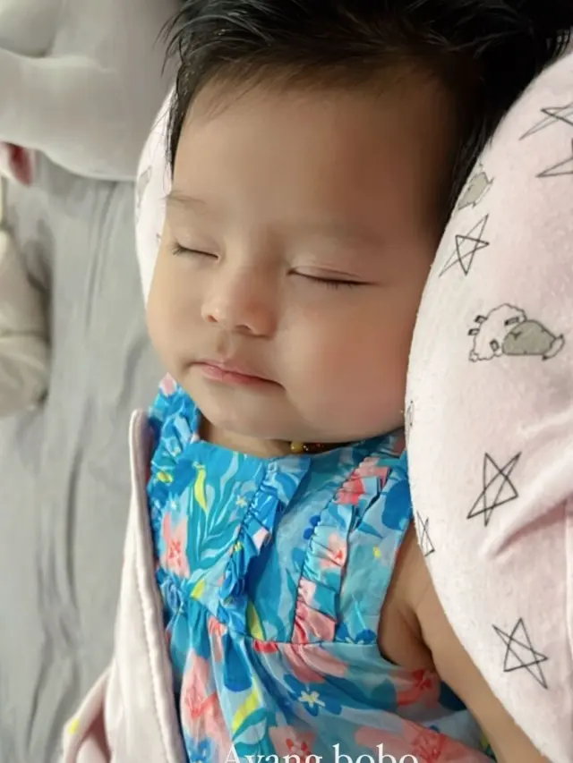 Baby Ameena (Foto: Instagram Stories/aurelie.hermansyah)