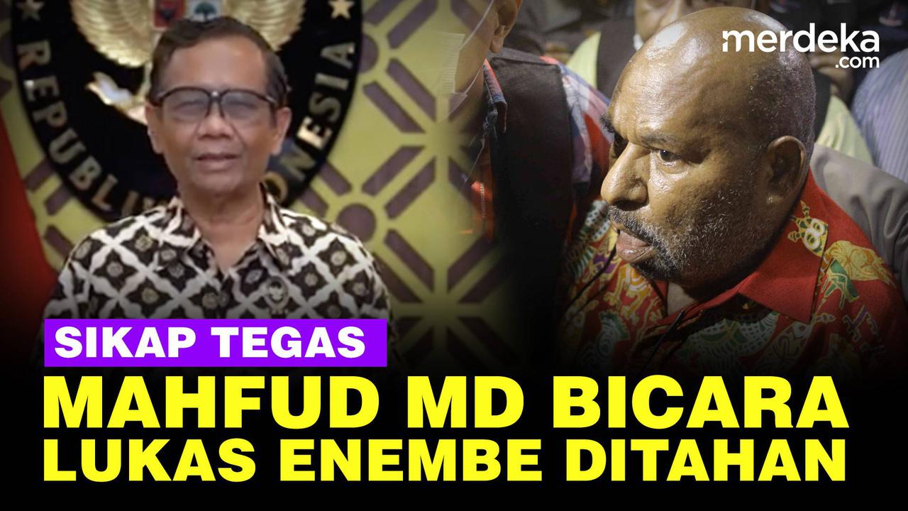 VIDEO: Mahfud MD Tegas Bicara Penangkapan Lukas Enembe Terkait Korupsi di Papua