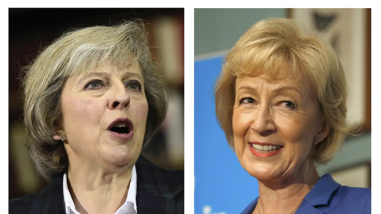Theresa May (kiri) dan Andrea Leadsom, calon kuat PM Inggris pengganti David Cameron