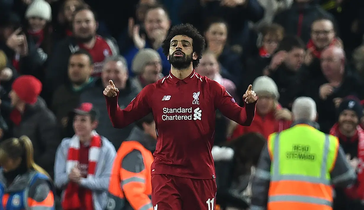1. Mohamed Salah (Liverpool) - 16 gol dan 7 assist (AFP/Paul Ellis)