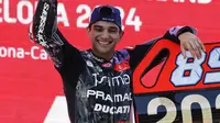 Jorge Martin dari tim Prima Pramac Racing (c) AP Photo/Joan Monfort