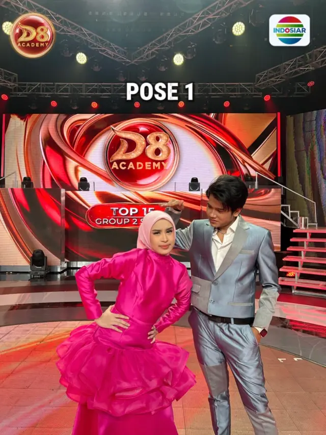 Mila DA7 dan Valen DA7 berpose bersama (credit: Indosiar)