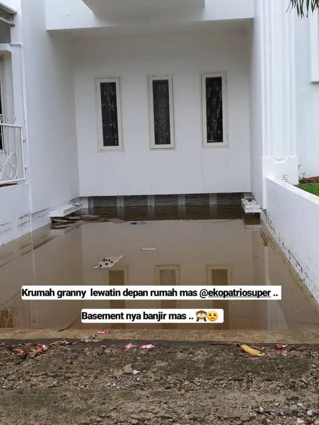 Potret Rumah Mewah Eko Patrio Setelah Banjir (sumber: instagram/ekopatriosuper)