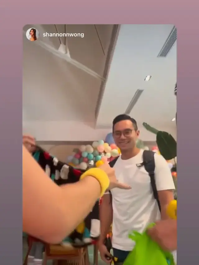 Momen kejutan ulang tahun Gisella Anastasia ke-32 (Sumber: Instagram/gisel_la)