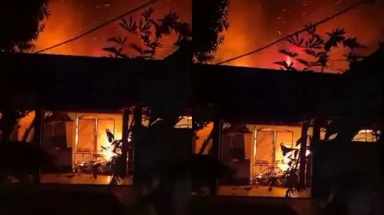 RSUD Ryacudu Kotabumi Kebakaran, Sempat Terdengar Ledakan