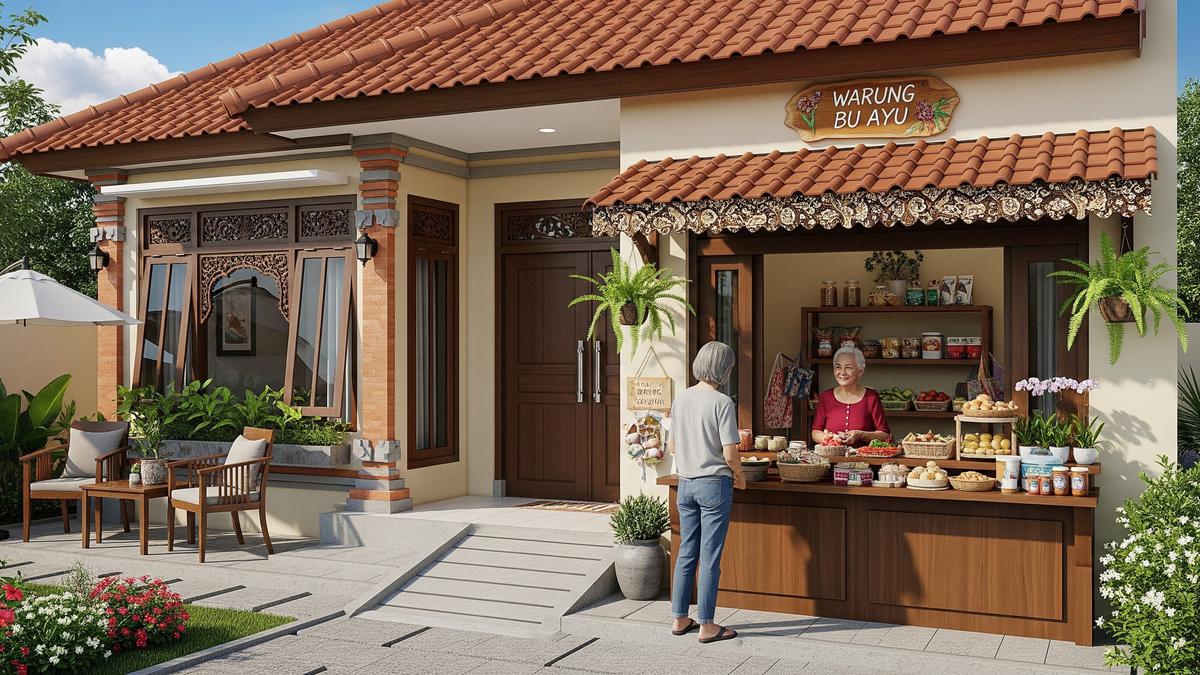 7 Desain Rumah Lansia yang Masih Aktif Jualan di Depan Rumah, Fungsional dan Nyaman