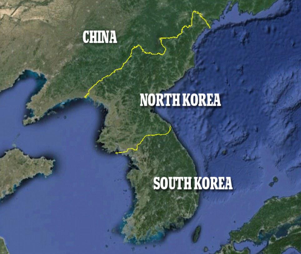Posisi Korea Utara di peta | Photo copyright AP/Vincent Yu