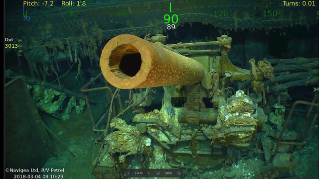 Bangkai kapal induk Amerika Serikat (AS), USS Lexington