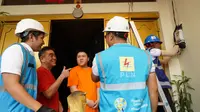 Program penggantian menjadi Smart Meter AMI di lingkungan kerja PLN Unit Induk Distribusi Jakarta Raya pada tahun 2023 dimulai hari ini di kawasan Teguk Gong, Jakarta Utara, yang merupakan pelanggan PLN UP3 Bandengan. Dok PLN