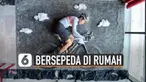 Bagi Quek Shio, anjuran diam di rumah tak menghalangi niat 'bersepeda'.