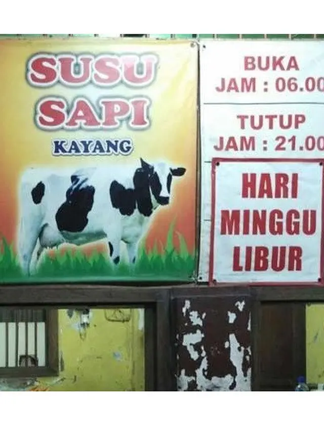 6 Cara Promosi Penjual Susu Segar Ini Kelewat Unik, Kocak