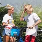 Justin Bieber akhirnya buka suara usai penggemar bertanya-tanya mengenai d irinya yang menangis saat bersepeda dengan Hailey Baldwin.(instagram/justinbiebertrackerrr)