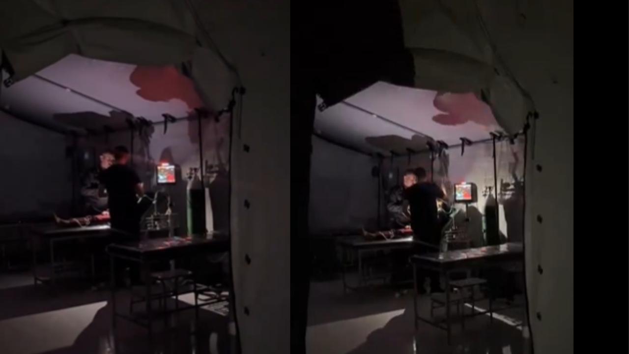 Potret Miris Tim Medis Rawat Anak Palestina Terluka di Gaza Dalam Kegelapan, Cuma Pakai Lampu HP