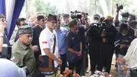 Menparekraf Sandiaga Salahuddin Uno melihat langsung Desa Wisata Edelweiss di Desa Wonokitri, Kabupaten Pasuruan, Jawa Timur. (Istimewa)