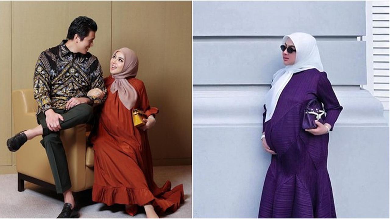 8 Potret Syahrini di Kehamilan 8 Bulan, Sudah Siapkan Kamar Bayi