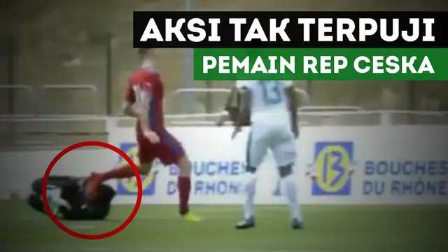 Berita video aksi tak terpuji pemain Republik Ceska kepada kiper Timnas U-19 indonesia dalam Toulon Tournament 2017.
