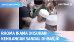 Beredar di sosmed, video Rhoma Irama kehilangan sandal di Masjid Sabilal Muhtadin Banjarmasin. Belakangan diketahui narasi video tersebut ternyata bohong atau hoaks.