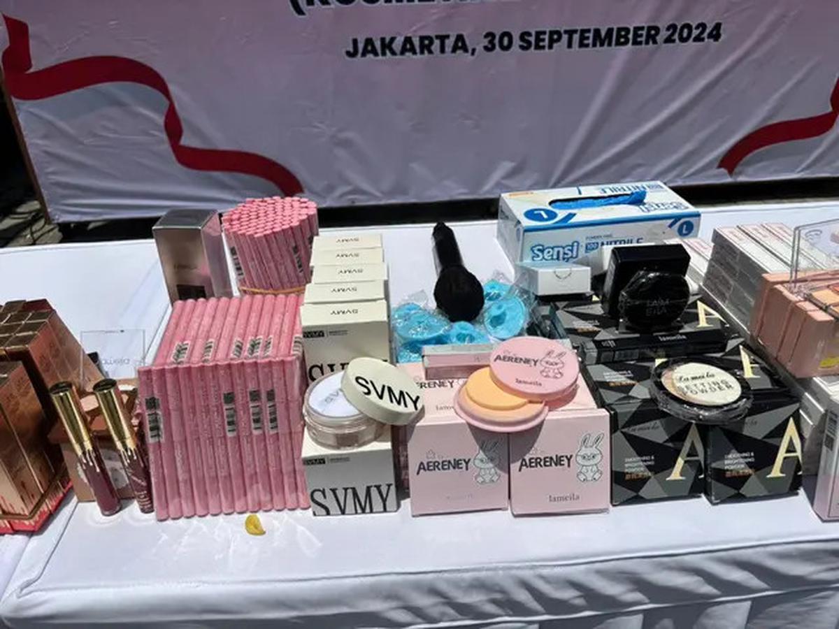 Daftar Kosmetik Impor Ilegal yang Disita BPOM