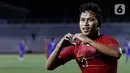 Gelandang Timnas Indonesia U-22 Osvaldo Haay merayakan gol yang dicetaknya ke gawang Thailand pada laga SEA Games 2019 di Stadion Rizal Memorial, Manila, Filipina, Selasa (26/11/2019). Indonesia menang 2-0 atas Thailand. (Bola.com/M Iqbal Ichsan)