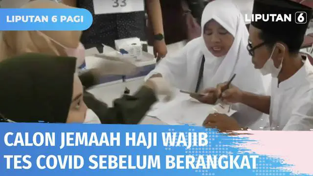 Sebanyak 503 calon jemaah haji yang dipastikan akan berangkat menjalani tes PCR di Gedung Islamic Center Subang. Tes PCR juga dilakukan kepada enam petugas yang jadi pendampoing haji.