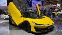 GAC Aion Hyptec SSR, hypercar China yang diboyong ke GIIAS 2024. (Liputan6.com/Khizbulloh Huda)