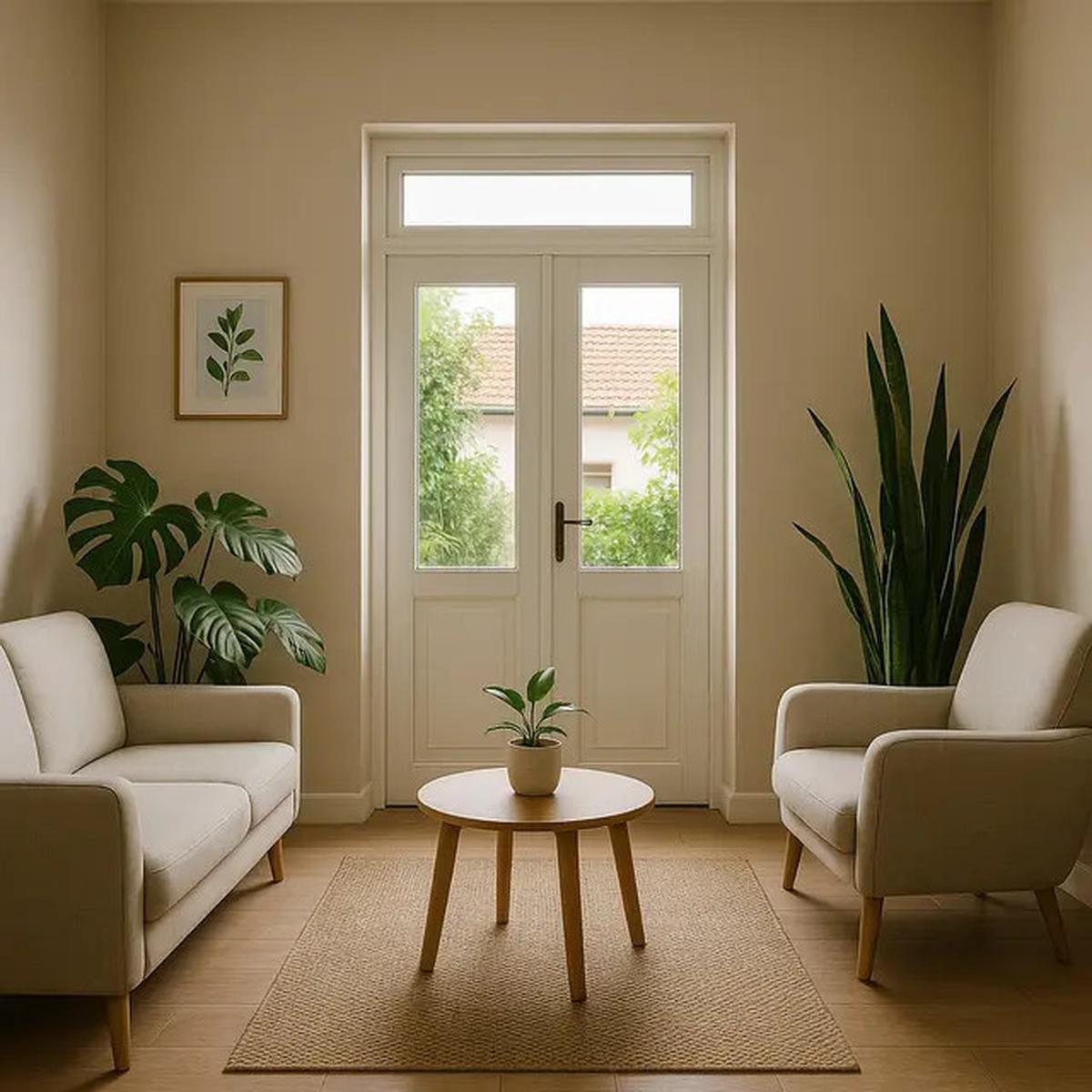 7 Desain Ruang Tamu 3x4 Pintu Tengah, Solusi Estetik untuk Rumah Minimalis