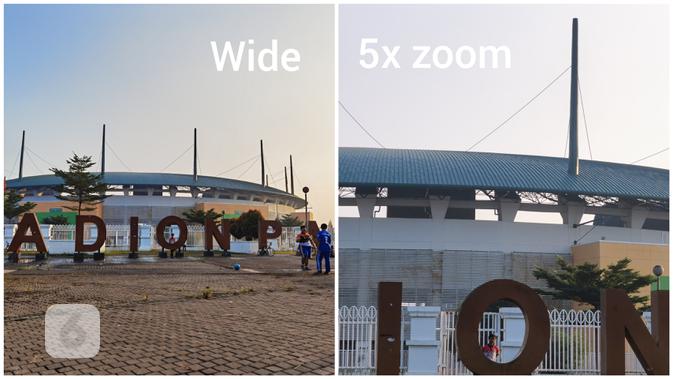 Hasil foto zoom Huawei P40 Pro Plus (Liputan6.com/ Agustin Setyo W)