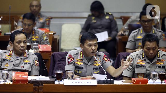 Bersama Komisi III DPR, Kapolri Bahas Rencana Kerja 2020