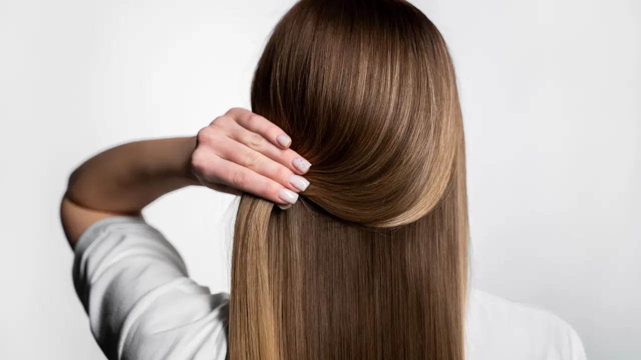 Ilustrasi rambut lurus