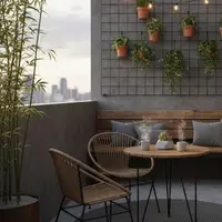 Ilustrasi Desain Teras Rumah Sempit (Sumber: Gemini AI)