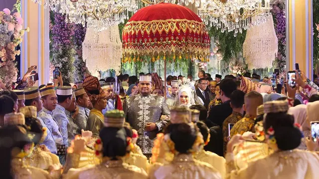 Potret Resepsi Pernikahan Anak Mentan Andi Amran, Dihadiri oleh Presiden dan Kabinetnya