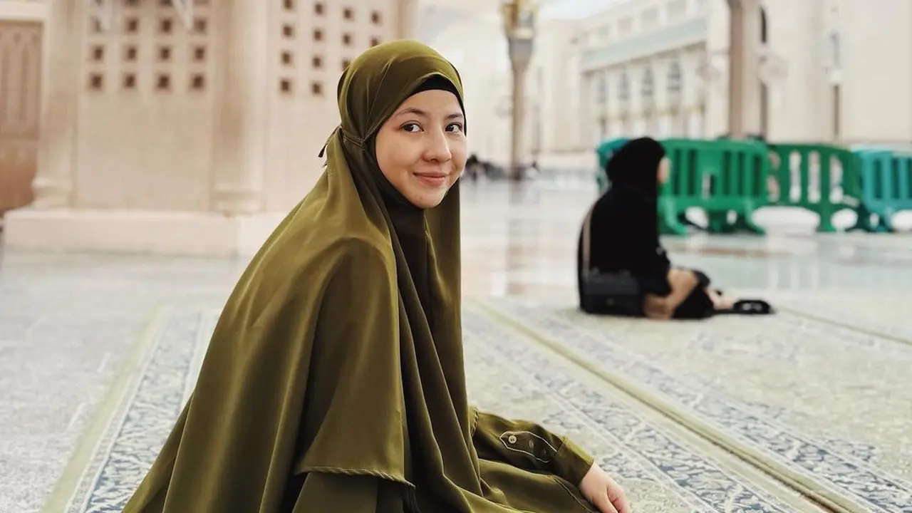 Natasha Rizky di Tanah Suci (Instagram/natasharizkynew)