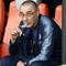 Bila Maurizio Sarri hanya butuh istirahat 8 jam tiap harinya, artinya dalam waktu 16 jam ia mampu merokok tiap 12 menit sekali dengan konsumsi mendekati 80 batang per hari. ( AP/Darko Bandic )
