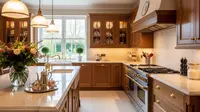 7 Model Dapur Aura Old Money, Tampil Timeless dengan Kesan Elegan