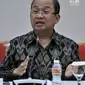 Wakil Ketua Badan Pemenangan (BPN) Prabowo-Sandi Priyo Budi Santoso memberikan keterangan usai menggelar rapat finalisasi debat capres-cawapres pertama di Gedung KPU, Jakarta, Senin (7/12). (Merdeka.com/ Iqbal S. Nugroho)