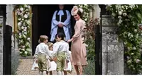 Pesona Kate Middleton dalam Gaun Pink di Pernikahan Adiknya